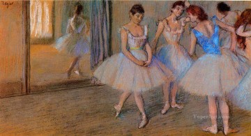  studio Painting - dancers in a studio Edgar Degas